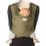 �charpe de portage tricot slen en bambou kaki