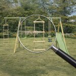 Echelle de corde pour portique 1. 90 m beige