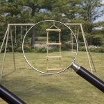 Echelle de corde pour portique balan�oire 3, 00 / 3, 50 m. pour enfants beige