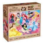Eco - puzzle 24 pcs double face princess multicolore