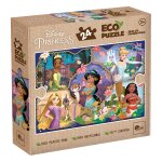 Eco - puzzle 24 pcs mini double face princess multicolore
