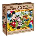 Eco - puzzle 60 pcs double face mickey mouse multicolore