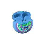 couteurs sans fil bluetooth stitch avec tui de chargement et de rangement multicolore