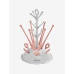 Egoutte - biberons arbre rose clair