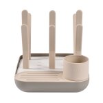 Egoutte biberons for�t grande capacit� 6 biberons terre argile