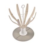 Egoutte biberons pliable compact et nomade capacit� 8 biberons terre argile