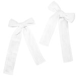 Embrasses attaches � nouer pour ciel de lit cabane blanc