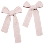 Embrasses attaches � nouer pour ciel de lit cabane rose