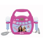 Enceinte bluetooth barbie avec micros multicolore