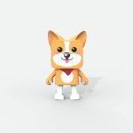 Enceinte bluetooth dancing animal corgi multicolore