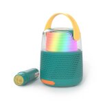 Enceinte bluetooth karaoke avec micro changeur de voix vert
