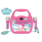 Enceinte bluetooth licorne avec micros multicolore