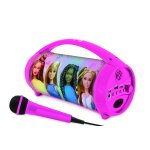 Enceinte bluetooth lumineuse avec micro barbie multicolore