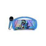 Enceinte bluetooth lumineuse avec micro stitch multicolore