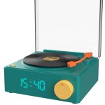 Enceinte bluetooth r�tro avec r�veil int�gr� multicolore