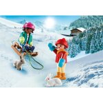 Enfants avec luge 70250 multicolore