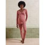 Ensemble 2 pices pyjama grossesse et allaitement coton biologique * vieux rose