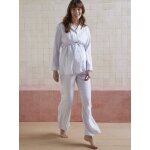 Ensemble 2 pi�ces pyjama uni before and after personnalisable bleu ciel