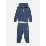 Ensemble 2 pi�ces sweat � capuche et bas bleu marine