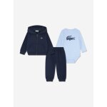 Ensemble 3 pièces body gilet À capuche et bas bleu foncé Ensemble 3 pièces body gilet À capuche et bas bleu foncé