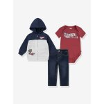 Ensemble 3 pi�ces levi's body + sweat + jean droit marine