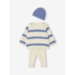 Ensemble 3 pi�ces naissance gar�on bleu