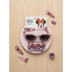 Ensemble d'accessoires minnie mouse enfant - lunettes, pinces et �pingles rose