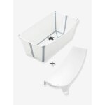 Ensemble baignoire flexi bath + transat de bain �cru