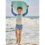 Ensemble de bain garon t - shirt anti - uv + boxer bleu