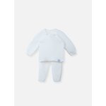 Ensemble bébé brassière + pantalon blanc Ensemble bébé brassière + pantalon blanc