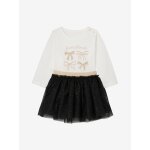 Ensemble bb fille t - shirt jupon glitter noir