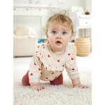 Ensemble b�b� fille sweat � volant + legging �cru