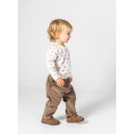 Ensemble b�b� gar�on chemise et pantalon imprim� chiens marron