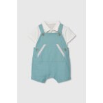 Ensemble b�b� polo et salopette vert
