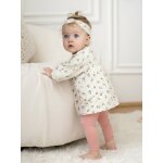 Ensemble bb robe + legging + bandeau cru