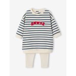 Ensemble b�b� robe legging personnalisable ray� marine