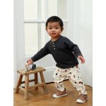 Ensemble bb t - shirt et pantalon en molleton gris bton