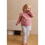 Ensemble bb sweat et legging en molleton cleste rose