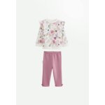 Ensemble bb sweat et legging en molleton louisa rose