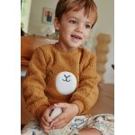 Ensemble bb sweat - shirt en sherpa et pantalon en molleton lamascotte camel