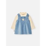 Ensemble bb tricot animal bleu
