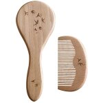 Ensemble brosse et peigne b�b� bois