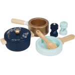 Ensemble de casseroles bleu