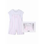 Ensemble en coffret rose clair / blanc