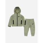 Ensemble deux pi�ces pour b�b� sweat � capuche zipp� et pantalon vert