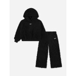 Ensemble deux pi�ces pour enfant sweat � capuche et pantalon doux noir