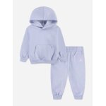 Ensemble deux pi�ces pour enfant sweat � capuche et pantalon lilas