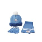 Ensemble �charpe la reine des neiges de 3 pi�ces light blue