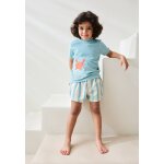Ensemble enfant t - shirt et short en �ponge cayo coco bleu