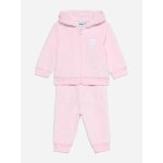 Ensemble fille 2 pi�ces gilet � capuche et bas rose clair